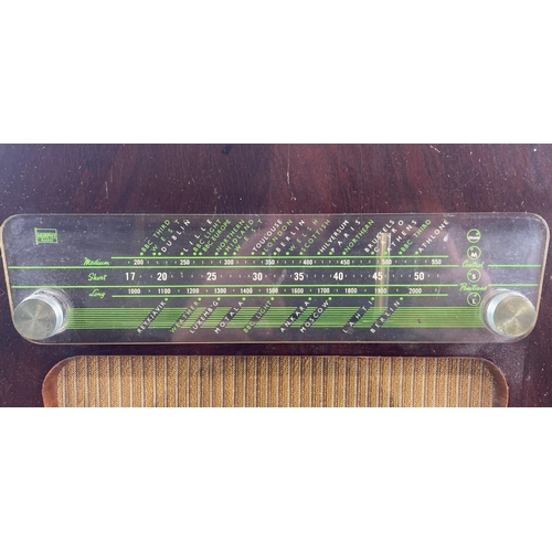 478 - A MURPHY VINTAGE RADIO Long Medium Short wave circa 1950's 52cm long x 36cm height#487