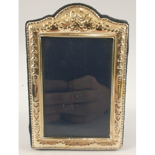 88 - A large 925 stamped SILVER photograph frame dimensions 23cm x 18cm gross weight 353g approx, also a ... 