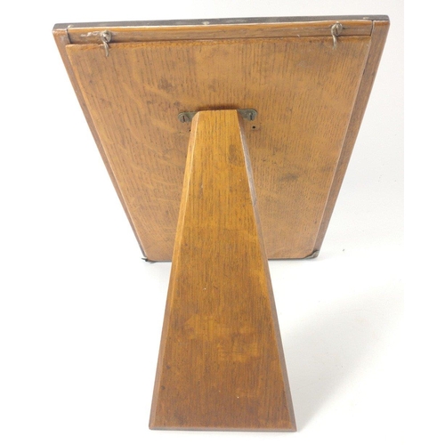 89 - NICE QUALITY! A SUBSTANTIAL1923 Hallmarked silver framed large photo-frame with hardwood backing - d... 