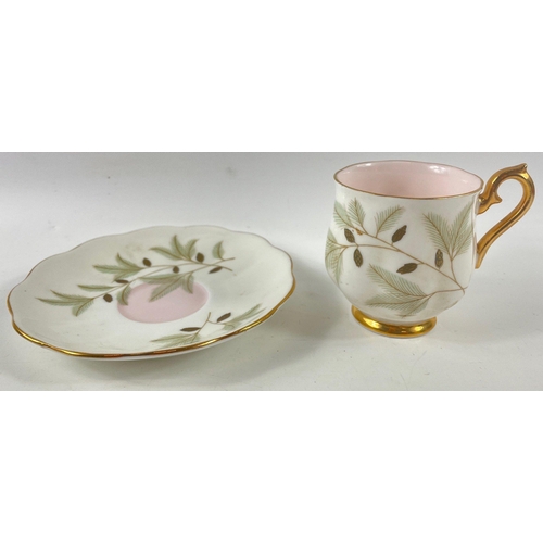 106 - Royal Albert Braemar 6 cup fine bone china teaset including cream, sugar and teapot - one tea cup da... 