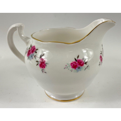 113 - Mixed china tea sets all decorated with roses to include ROYAL VALE (6 cups, 3 saucers, 3 plates and... 