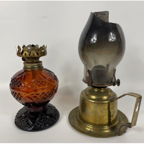 274 - Be ready for the next storm with this fine collection of oil lamps in various sizes plus a vintage D... 