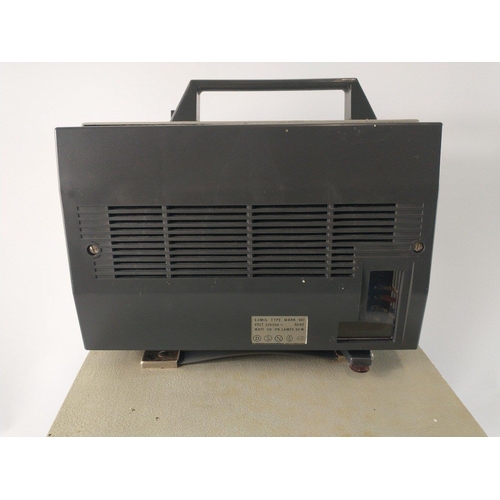 364 - EUMIG WEIN TYPE MARK 501 Made In Austria portable projector with cabling and reels and carry-case#42... 