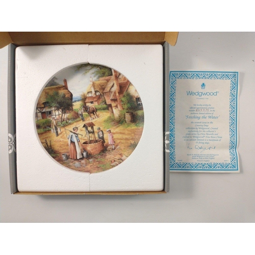 386 - Eight collectors' plates from the Bradford Exchange to include 'Early Morning Milk', 'Lunch Break', ... 