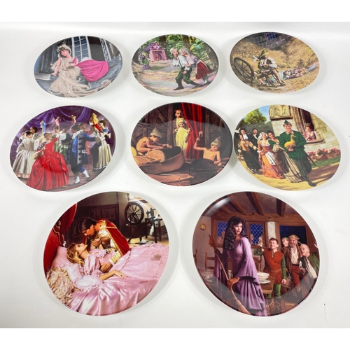 387 - Eight collectors' plates from the Grimm Brothers collection including Rapunzel, Hansel and Gretel, R... 