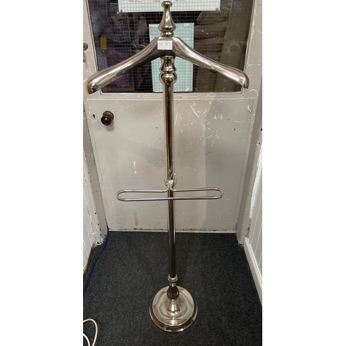 418 - UNUSUAL! A BLING GENTLEMAN'S VALET STAND height 133cm x 32cm approx width#483