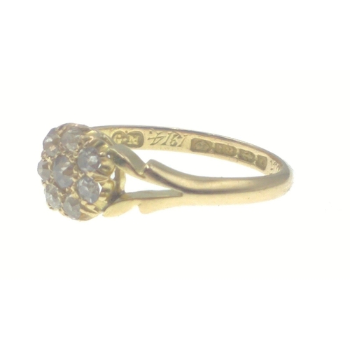 5C - TRAGIC VINTAGE LOVE! QUALITY RING!A nice 1914 18ct stamped DIAMOND(tested)  engagement ring that was... 