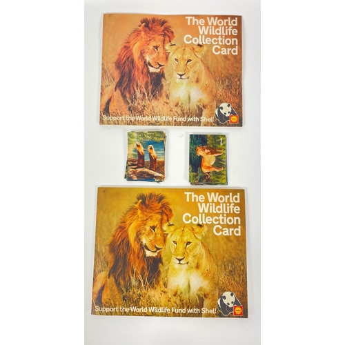 73 - Vintage SHELL PETROL collections to include 2 complete sets of the 3D World Wildlife Collection Card... 