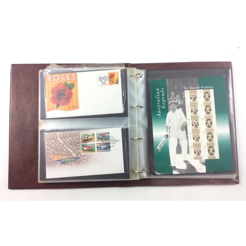 77A - A wonderful opportunity to build a collection of Australian stamps with this box of three albums of ... 