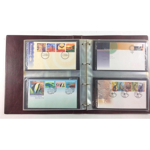 77A - A wonderful opportunity to build a collection of Australian stamps with this box of three albums of ... 