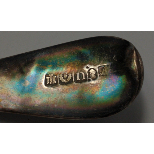 78 - A hallmarked, Edinburgh 1819, ornate silver serving spoon 23cm long, gross weight 55g. Possibly made... 