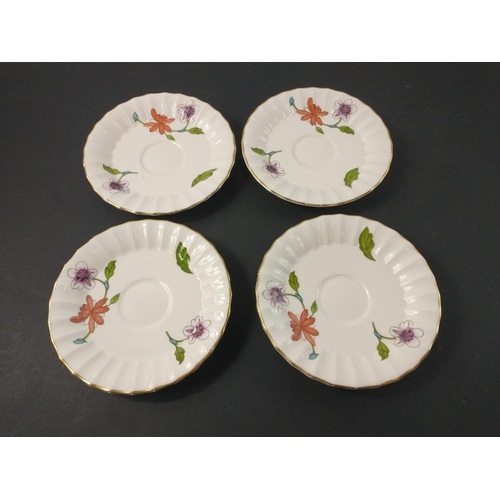 99 - A ROYAL WORCESTER Astley dinner service to include 8 teacups, 6 large cups, 8 saucers (15cm), 8 plat... 