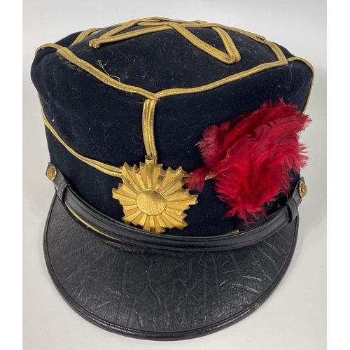 106 - Military Headgear / Headwear. Rare Pre - WWII Era IMPERIAL JAPANESE ARMY officer parade hat . Excell... 