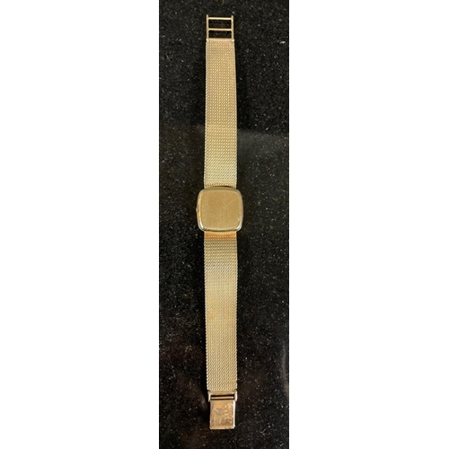 69 - VINTAGE GOLD OMEGA ladies Quartz wristwatch 4EL040  all within ORIGINAL presentation Omega box, with... 