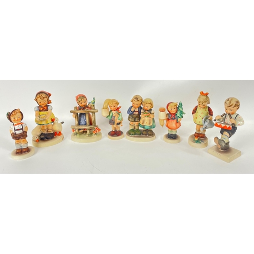 100 - A collection of HUMMEL figures each approx 12cm tall to include nos 220, 240, 197 2/0, 238, 630, 117... 