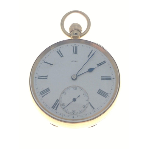 2L - An 18ct LONDON HALLMARK stamped pocket watch in exceptional condition gross weight 83g approx 4.5cm ... 