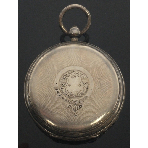 62 - A nice VINTAGE SILVER HALLMARKED pocket watch 126g approx weight#77