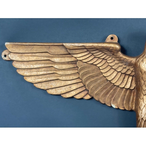 80 - A GERMAN THIRD REICH Political EAGLE EMBLEM cast aluminium wall plaque -Made from Cast Aluminium - C... 