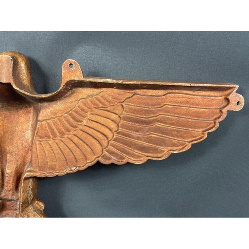 80 - A GERMAN THIRD REICH Political EAGLE EMBLEM cast aluminium wall plaque -Made from Cast Aluminium - C... 