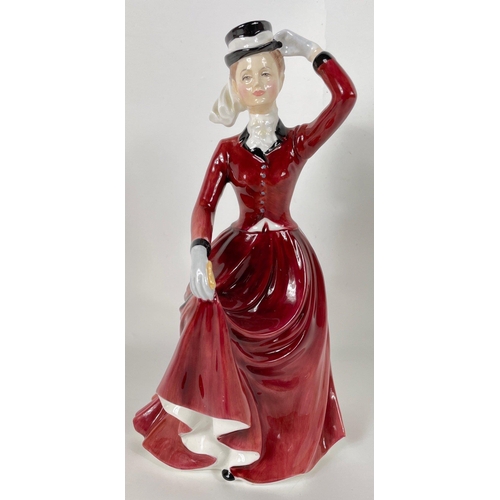 94 - A ROYAL DOULTON figurine - 'Lady Kelly (HN 3222) 20cm tall and Lavinia from FRANCESCA ART CHINA 20cm... 