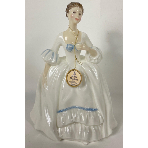 94 - A ROYAL DOULTON figurine - 'Lady Kelly (HN 3222) 20cm tall and Lavinia from FRANCESCA ART CHINA 20cm... 