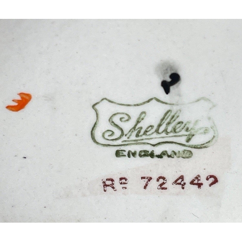 96 - Rare - SHELLEY signed by MABEL LUCIE ATTWELL, a duck teapot (reg 724421) standing 18cm tall and a ra... 