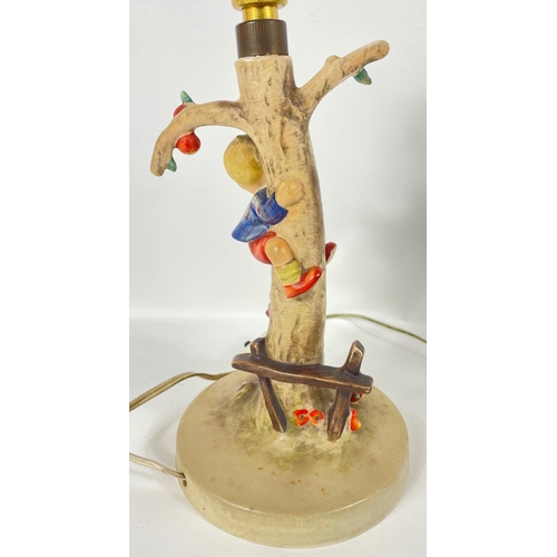 102 - A vintage Goebel Hummel Table Lamp (44-A) Culprits Apple Tree Boy and Dog from approx 1950-55 stands... 