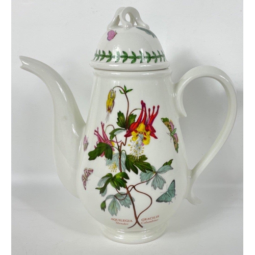 135 - A PORTMEIRION coffee pot 27cm tall and a vase from the Botanic Collection 18cm high#39