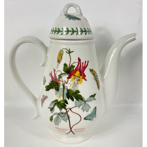 135 - A PORTMEIRION coffee pot 27cm tall and a vase from the Botanic Collection 18cm high#39