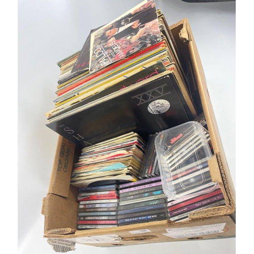 272 - A LARGE mixed-genre  box  OF LPs to include 'White Christmas' by BING CROSBY, 'The Shadows', 'The Sh... 