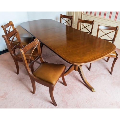 406 - HANDMADE - Richardson handmade bespoke Honduras Flamed Mahogany dining extending section and comes w... 