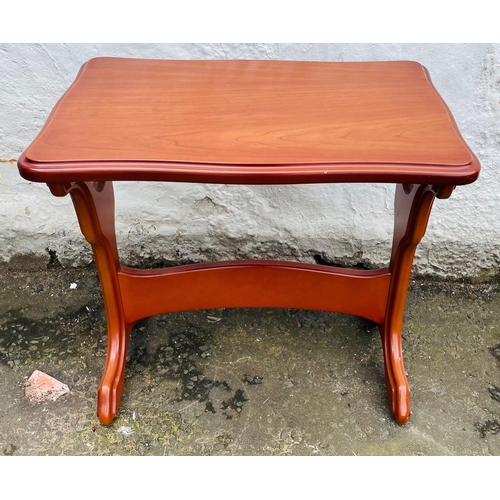 414 - Small wooden side table dimension width 59cm x depth 49cm height 56cm approx#440