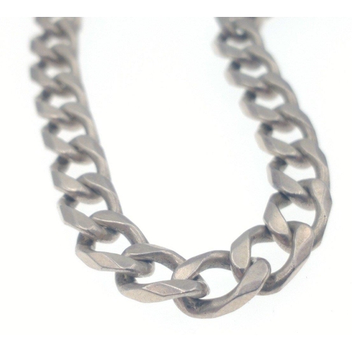 432 - A SUBSTANTIAL stamped 925 silver chain weight 48.15g approx - length 52cm approx#8