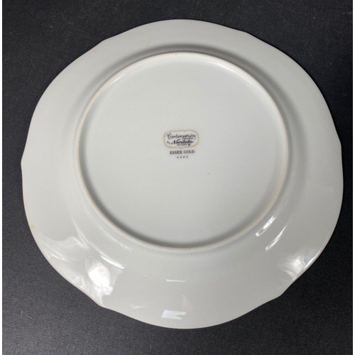 713 - Collection of Noritake Essex Gold ceramic items to include eight 23cm approx side plates and eight 1... 