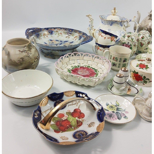 821 - 2 large boxes of mixed china and ceramics including WADE , DOULTON , TEAPOTS and VASES#397