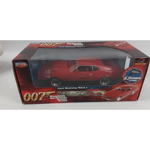 100 - JAMES BOND - two Joy Ride boxed diecast models to include a CHEVROLET CORVETTE from A VIEW TO A KILL... 