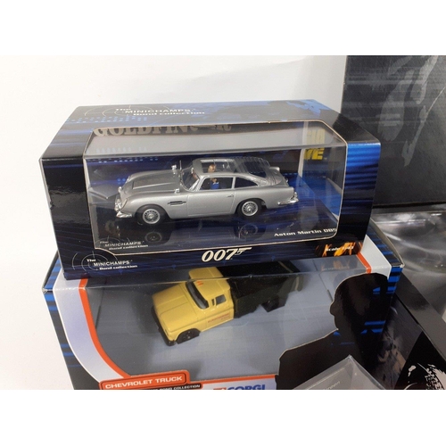 116 - JAMES BOND 007 Diecast collection to include, 1995 CORGI Special Edition gold Aston Martin DB5 in or... 