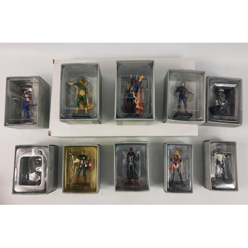 199 - Boxed EAGLEMOSS die-cast models from the MARVEL UNIVERSE to include Ironman, Red Skull, Winter Soldi... 