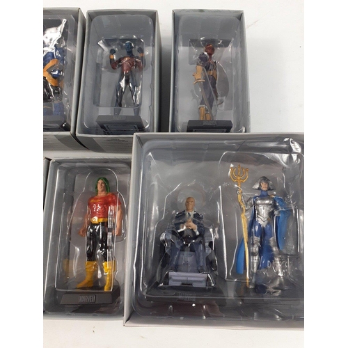 202 - MARVEL - ten boxed as new hand-painted figurines by EAGLEMOSS to include Professor X and Lilandra, B... 