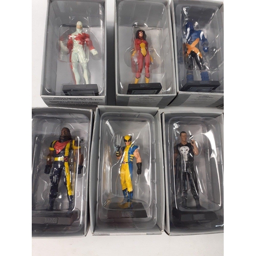 202 - MARVEL - ten boxed as new hand-painted figurines by EAGLEMOSS to include Professor X and Lilandra, B... 