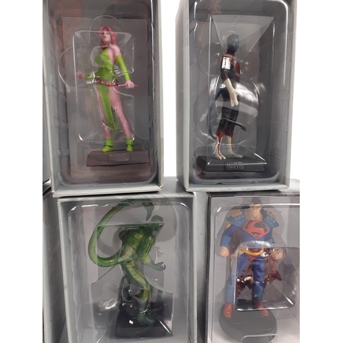 203 - MARVEL - six boxed as new hand-painted figurines by EAGLEMOSS to include Scorpion, Venom, Thor, Nigh... 