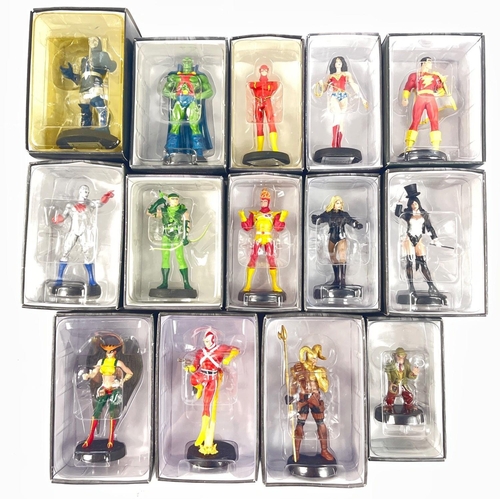 212 - DC Comics - JUSTICE LEAGUE a collection of blister packed, unopened EAGLEMOSS diecast figures to inc... 