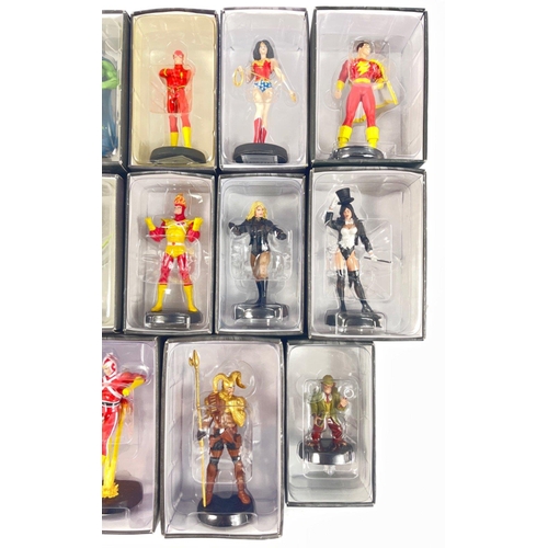 212 - DC Comics - JUSTICE LEAGUE a collection of blister packed, unopened EAGLEMOSS diecast figures to inc... 