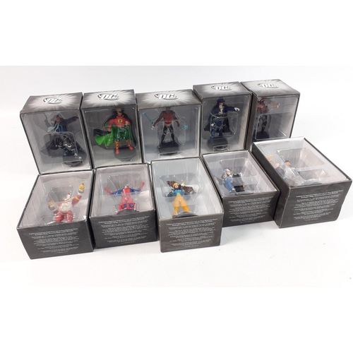 214 - DC COMICS - collectable die-cast figures by EAGLEMOSS to include Animal Man, Captain Boomerang, Phan... 