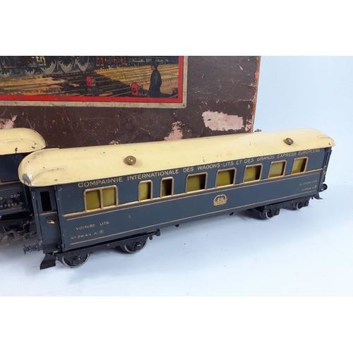 244 - A rare survivor indeed !  HORNBY 31801 Series 3E RIVIERA NORD Train Set in part box complete with Lo... 