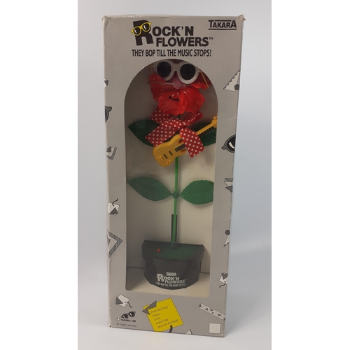 255 - ROCK'N FLOWERS by Takara 1980 retro brand new condition unused STILL in original box fixed in place!... 