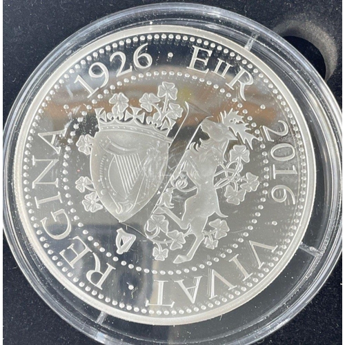 27 - A Queen Elizabeth ninetieth birthday silver proof six coin collection - all within its original larg... 