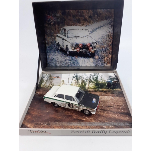 275 - TROFEU - limited edition (22/1204) Ford Cortina Mk1 RAC Rally 1966 (BRL07) from the British Rally Le... 