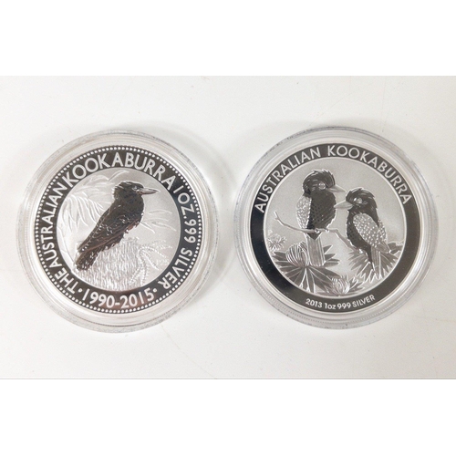 28 - A 2016 $20 Canadian Elizabeth II 90th birthday and an Australian kookaburra silver 2013 set of 2
THE... 