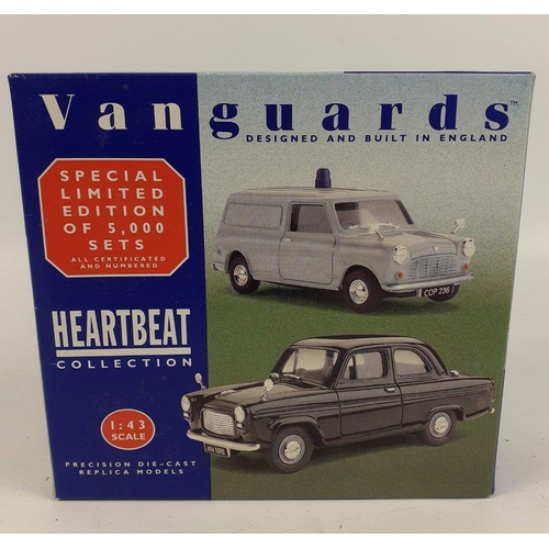 291 - VANGUARDS HEARTBEAT limited edition (4496/5000) 1:43 scale collection boxed as new, with certificate... 